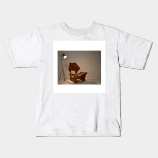 this design in a furniture chair in vintage minimalism art ecopop photograph Kids T-Shirt